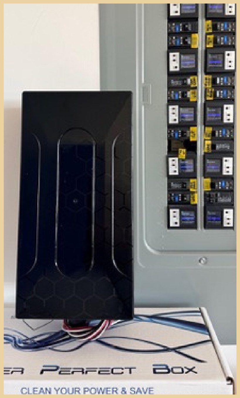 Whole-home electrical panel with surge and filtering equipment