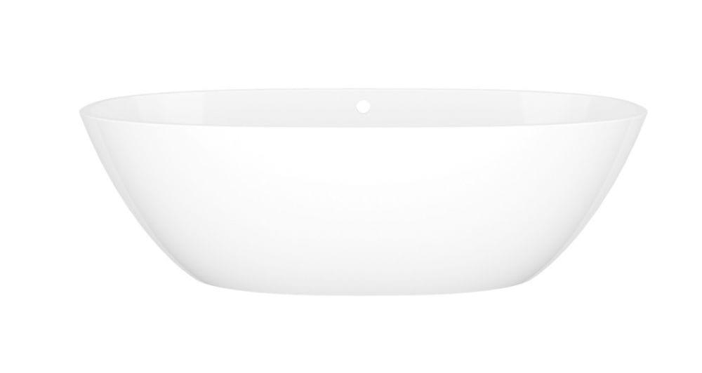 Freestanding silica-free resin tub