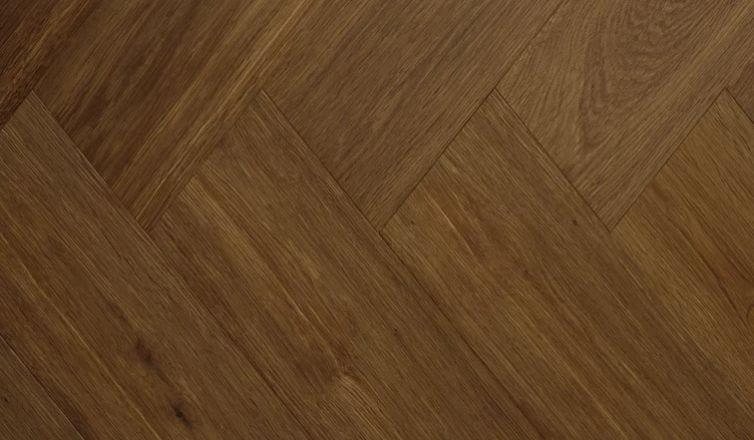 Herringbone and chevron oak flooring
