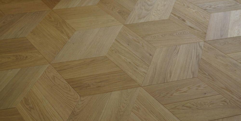 Hexagon parquet oak flooring
