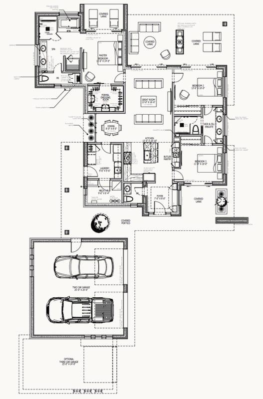 The 1,880 sq ft ELEMENT by SENERGY360 ONE floor plan