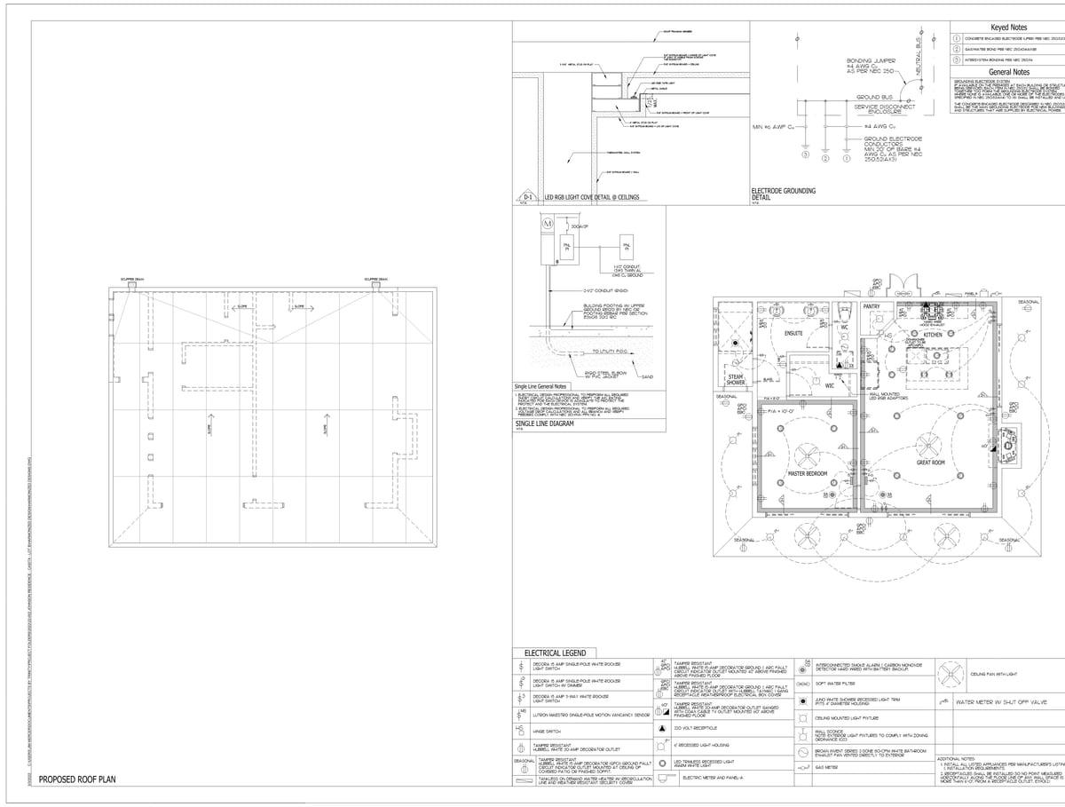 A-03 Roof & Electrical Plan