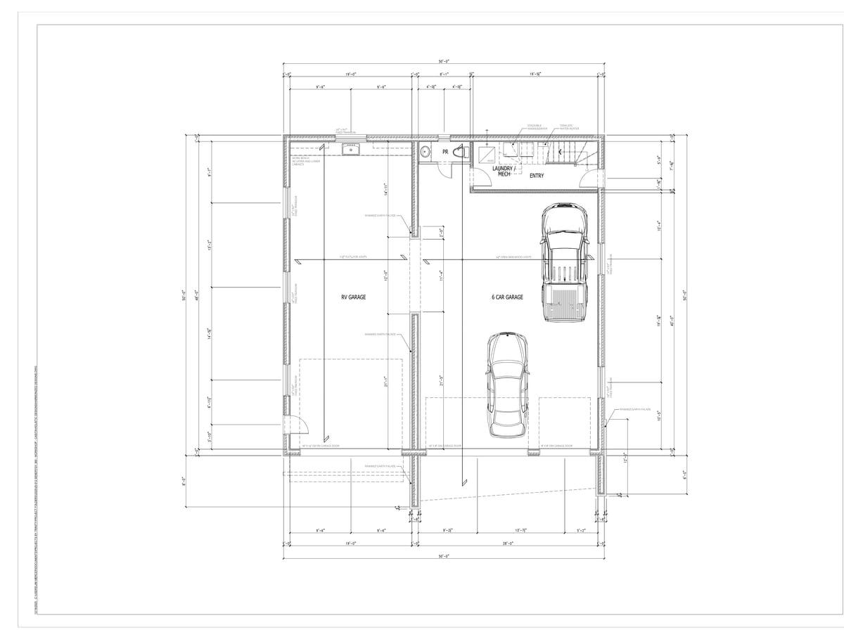 A-01 Workshop & Garage Floor Plan