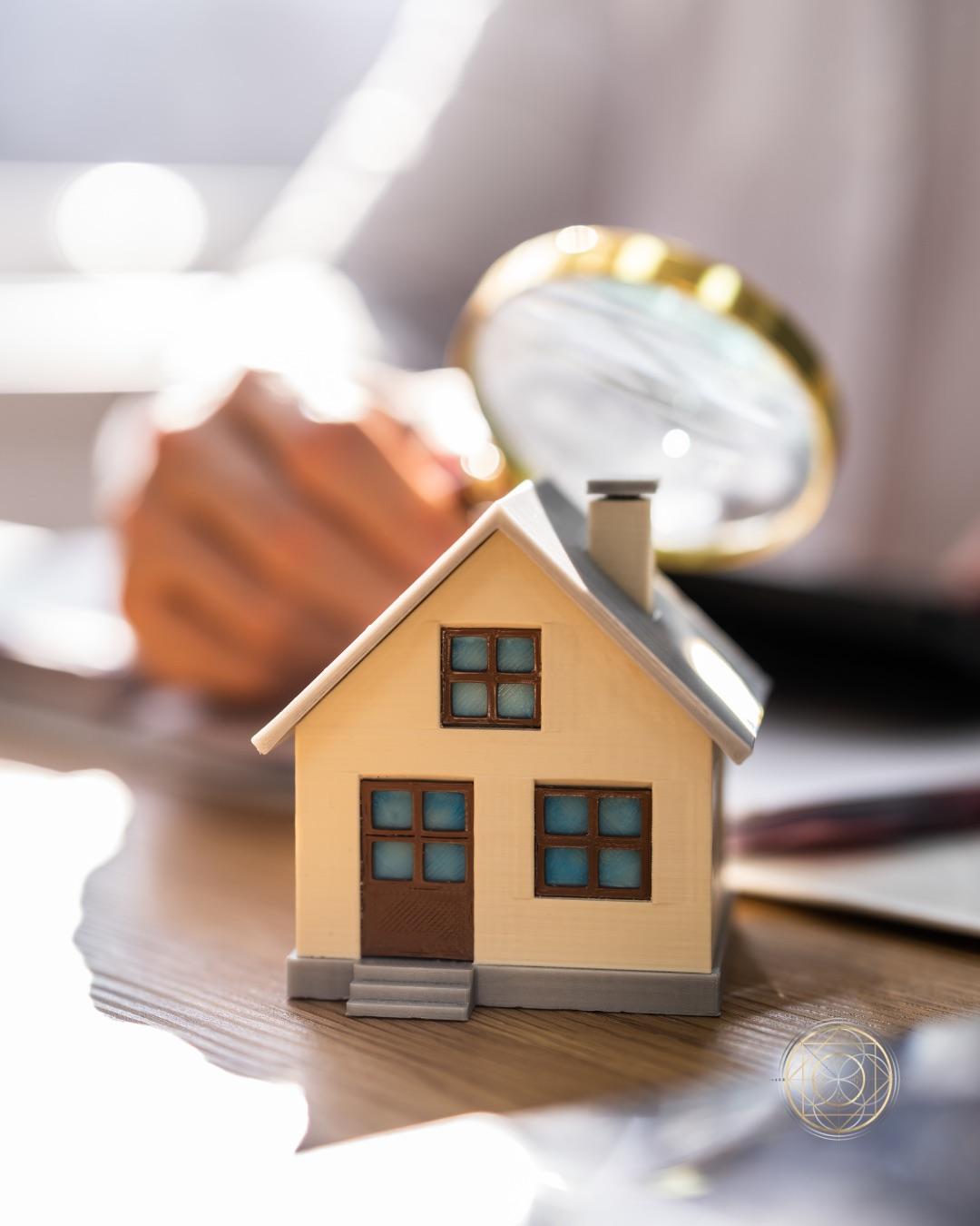 SENERGY360 healthy home inspection: a model home under a magnifying glass