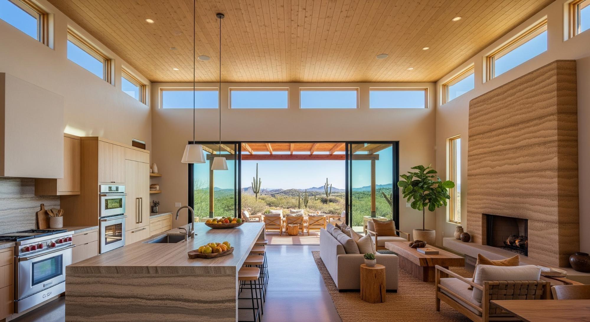 SENERGY360: kitchen & living room