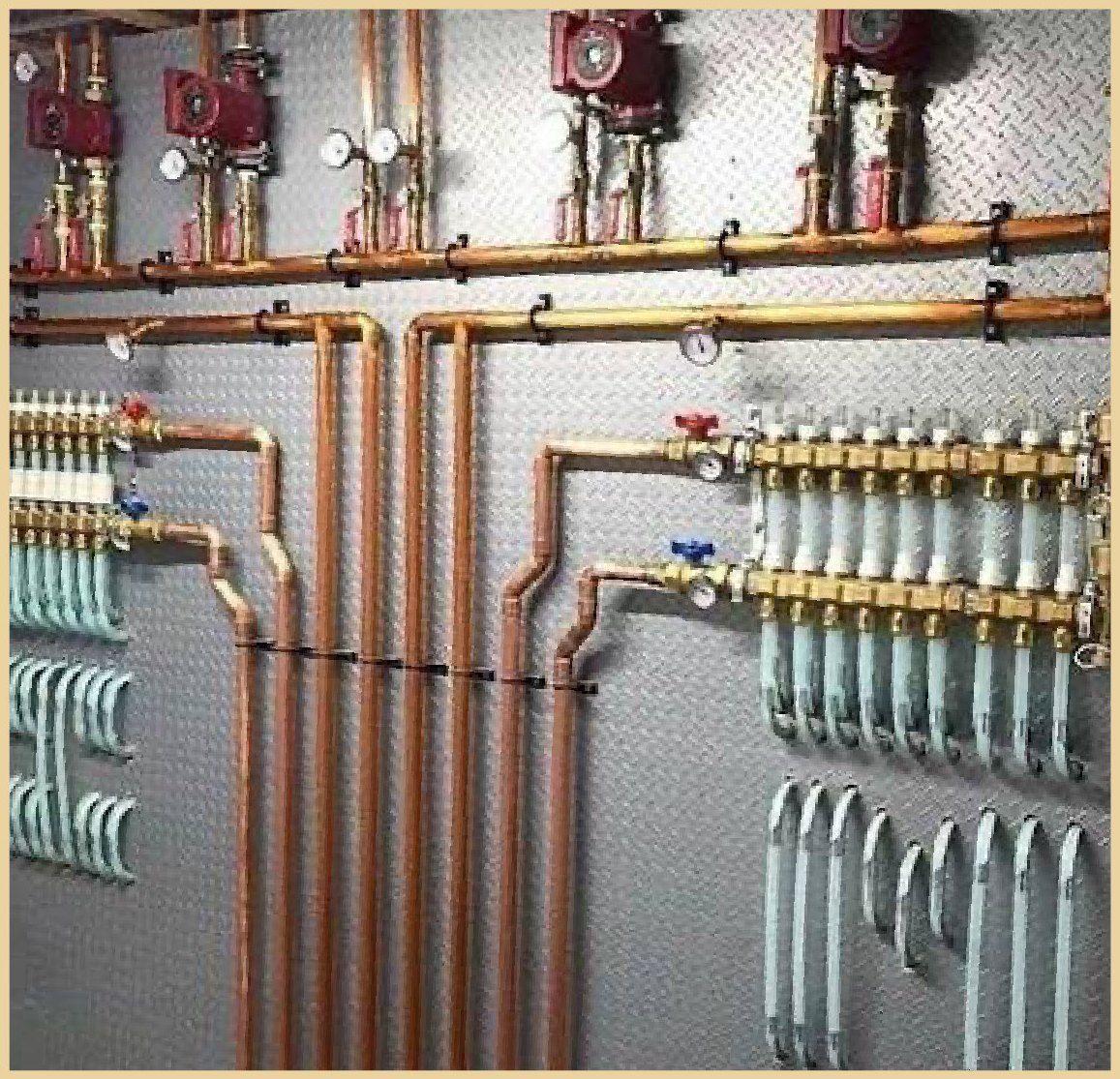 PEX and copper distribution manifolds with isolation valves
