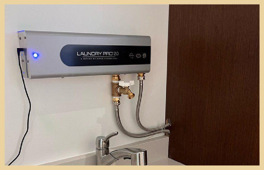 Wall-mounted automatic whole-home water shutoff