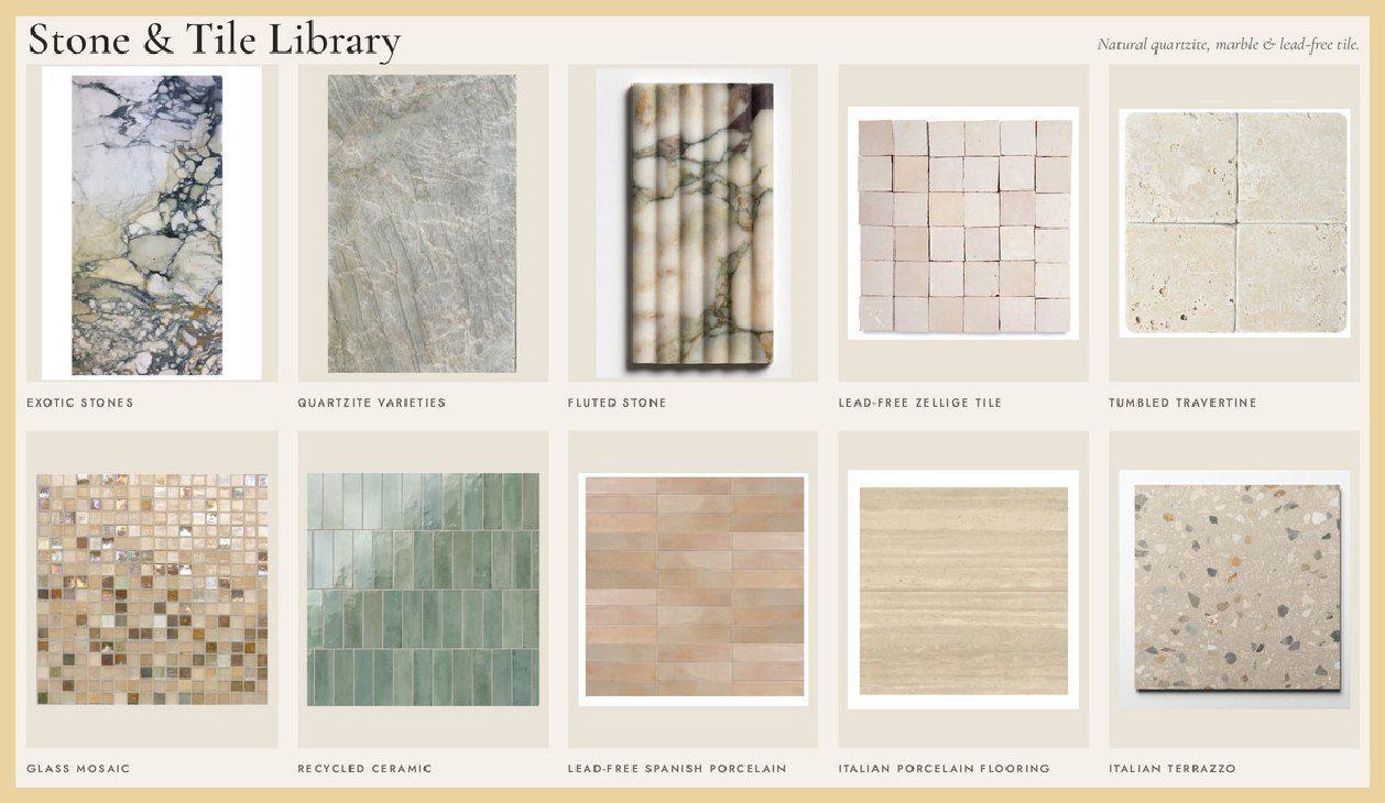 Stone and tile finish library