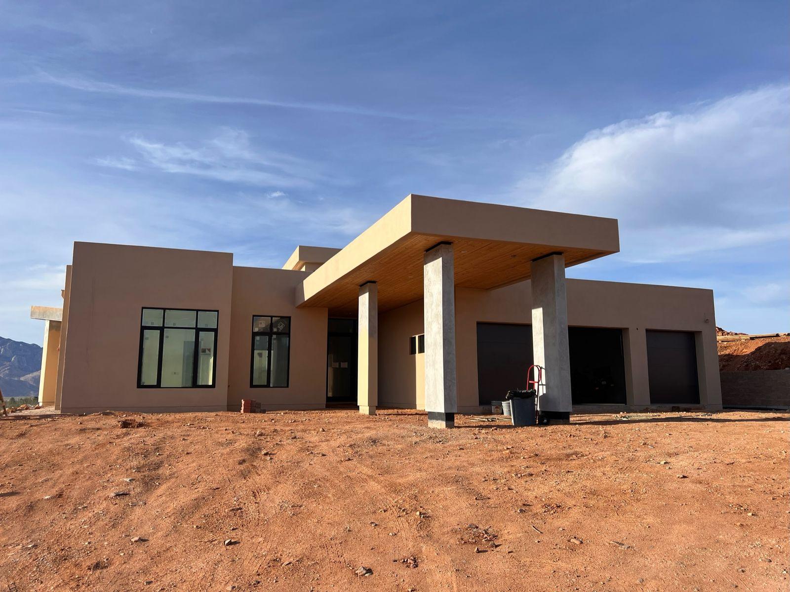 The finished Sanctuary House exterior